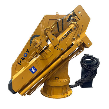 20 Ton Folding Arm Remote Control Hydraulic Marine Crane