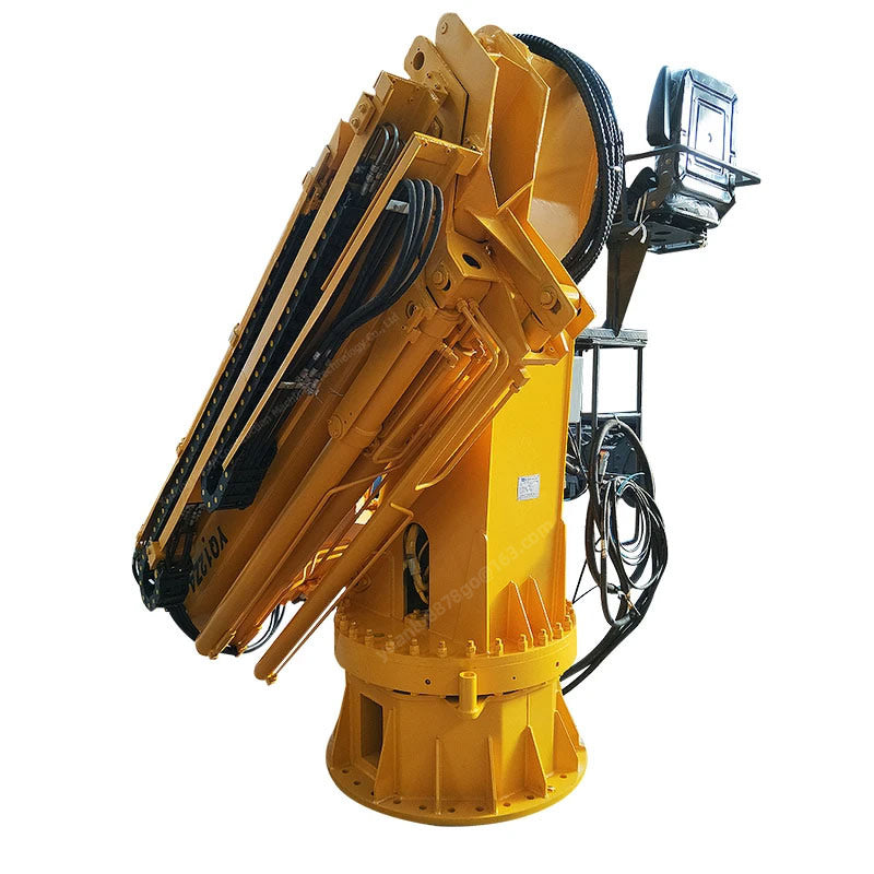 10 Ton Folding Arm Remote Control Hydraulic Marine Crane