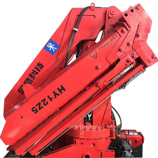 12 Ton Remote Control Hydraulic Knuckle Boom Truck Crane