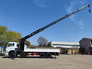 16 Tons Wireless Remote Control Hydraulic Straight Boom Lorry Crane