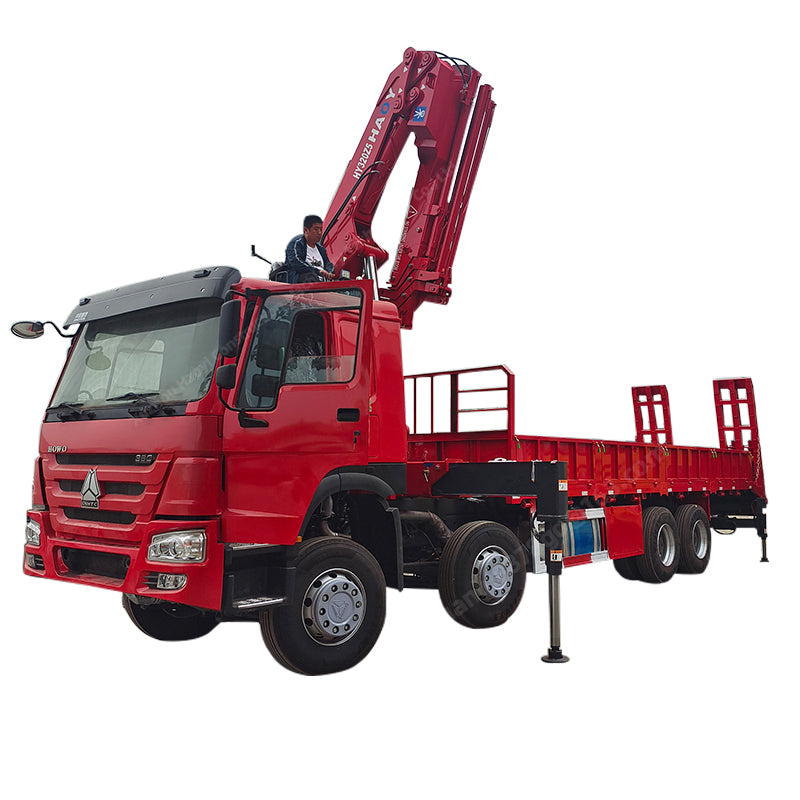 16 Ton Remote Control Hydraulic Knuckle Boom Truck Crane