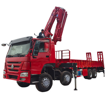 16 Ton Remote Control Hydraulic Knuckle Boom Truck Crane