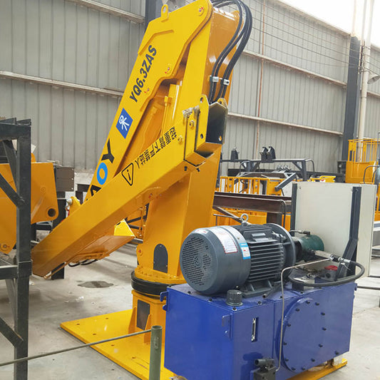 6.3 Ton Remote Control Marine Crane Knuckle Boom