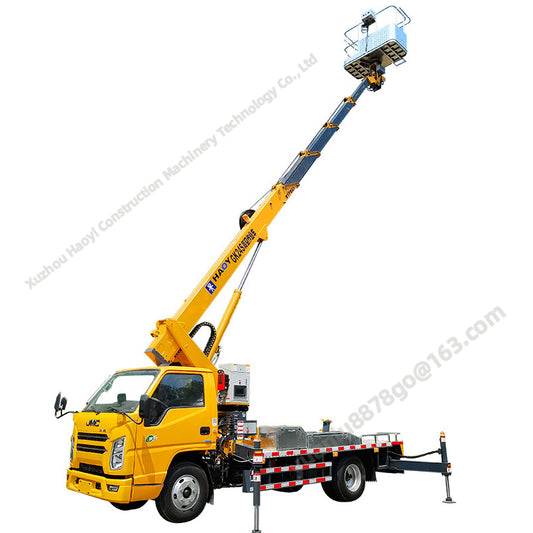 HAOY 24m Aerial Work Truck Lift Truck With Aerial work Platform