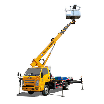 25m telescopic boom aerial work vehicle