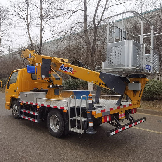 27 m Aerial Worker Sidewalk Lift Aerial Worker with Bucket