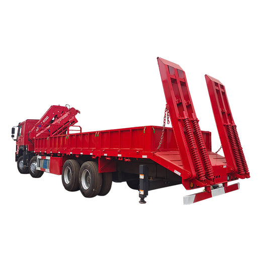 16 ton folding arm remote control truck crane