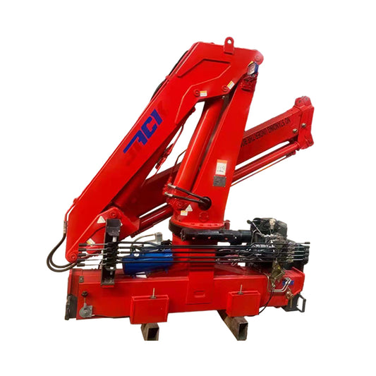 HAOY 4 ton folding arm remote control truck crane