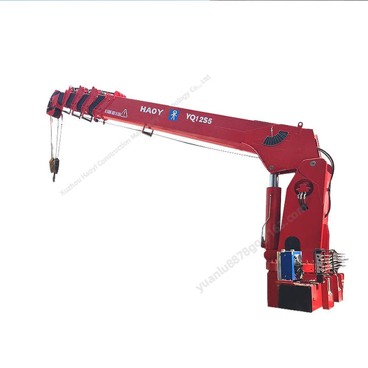 12 Tons Wireless Remote Control Hydraulic Marine Telescopic Crane