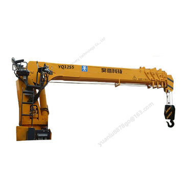 12 Tons Wireless Remote Control Hydraulic Marine Telescopic Crane