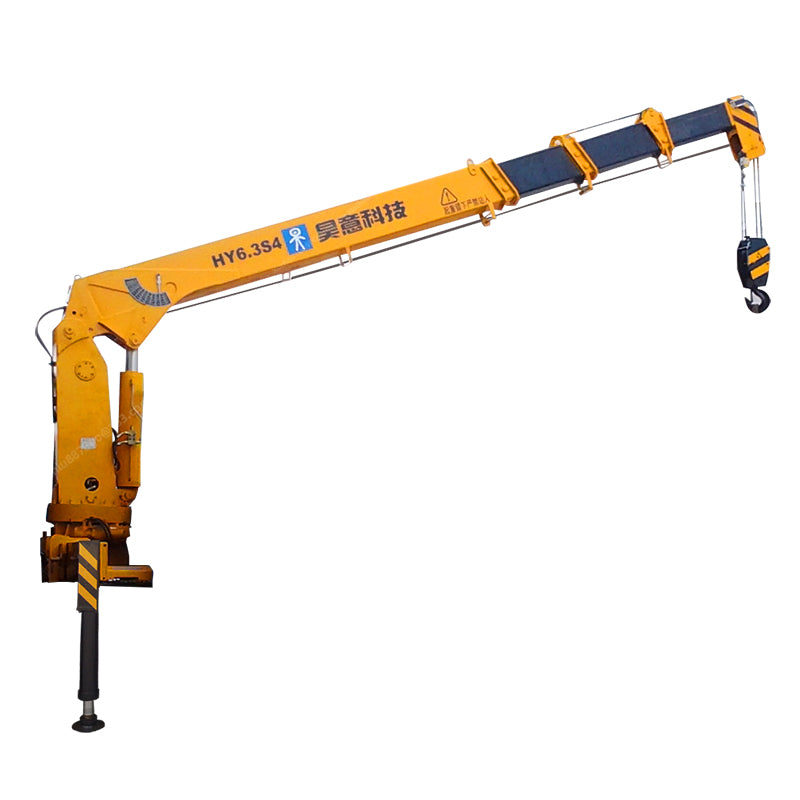 6.3 Tons Wireless Remote Control Straight Boom Crane