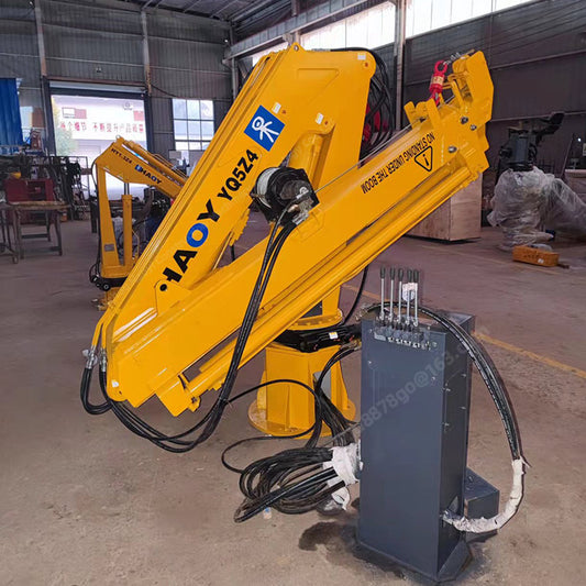 6.3 Ton Folding Arm Remote Control Hydraulic Marine Crane