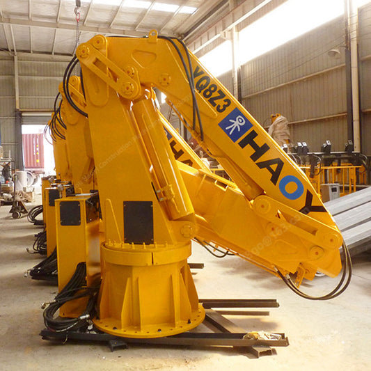 8 Ton Folding Arm Remote Control Hydraulic Marine Crane