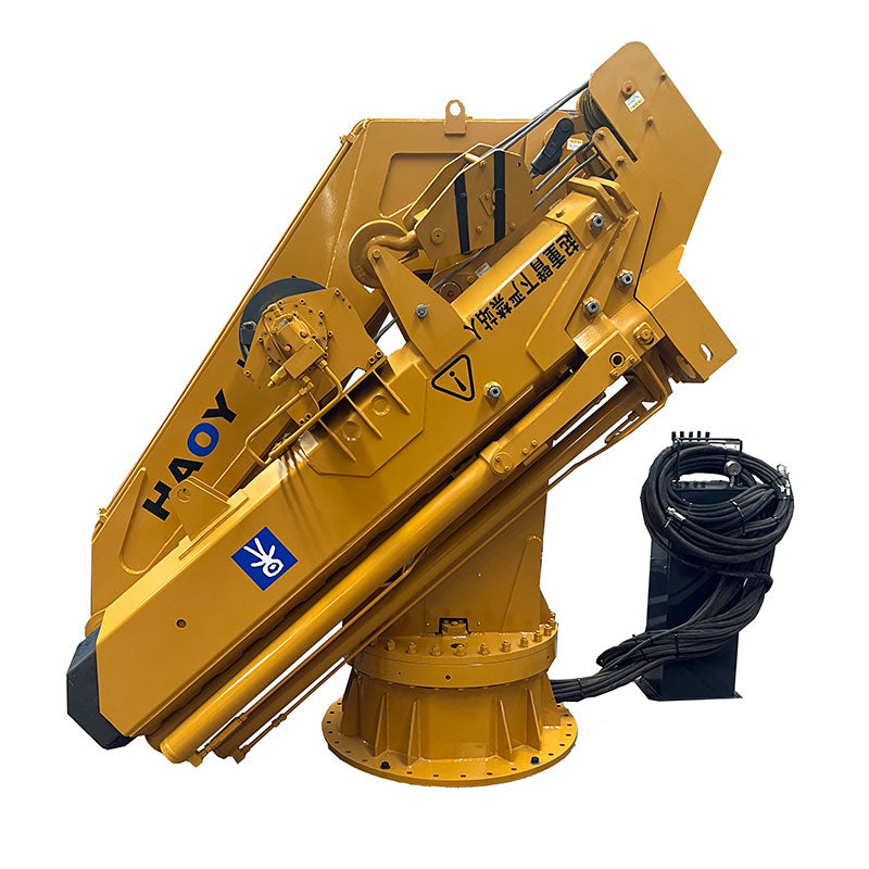 HAOY 20ton Knuckle Boom Marine Hydraulic Crane